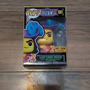 Funko Pop! Captain Hook Exclusive Figure with Purple and Yellow